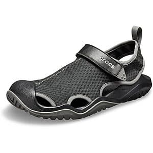 Breathable Crocs Men's Swiftwater Mesh Deck Sandals