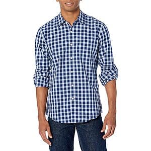 Amazon Essentials Men's Casual Poplin Shirt from $6.20