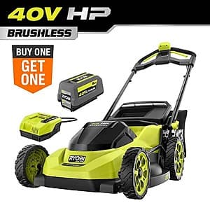 Ryobi Lawn Care Bundle: 40V Mower and Blower for $359