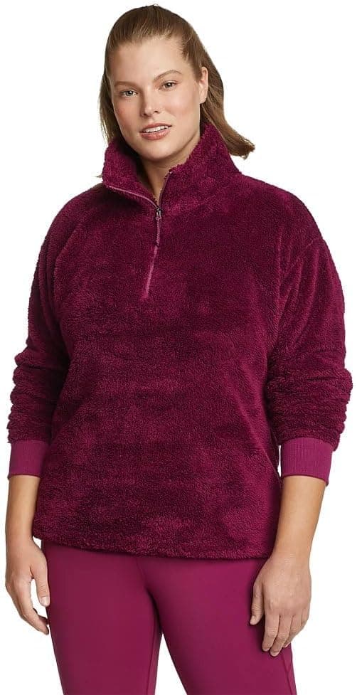 Warm and Cozy: Eddie Bauer Quest Plush 1/4 Zip Fleece