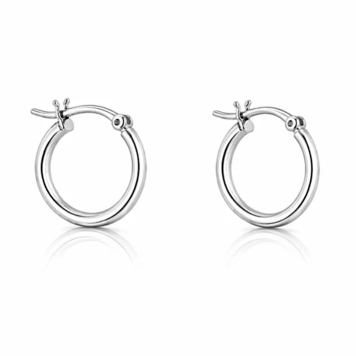Elevate Your Style: $16 Sterling Silver Huggie Hoops