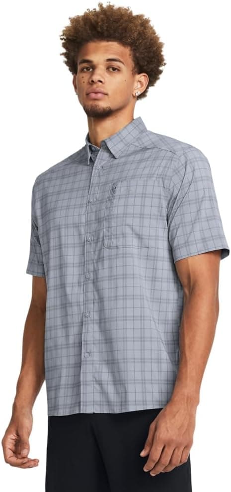 Stylish Under Armour Plaid Tee at Over 50% Off