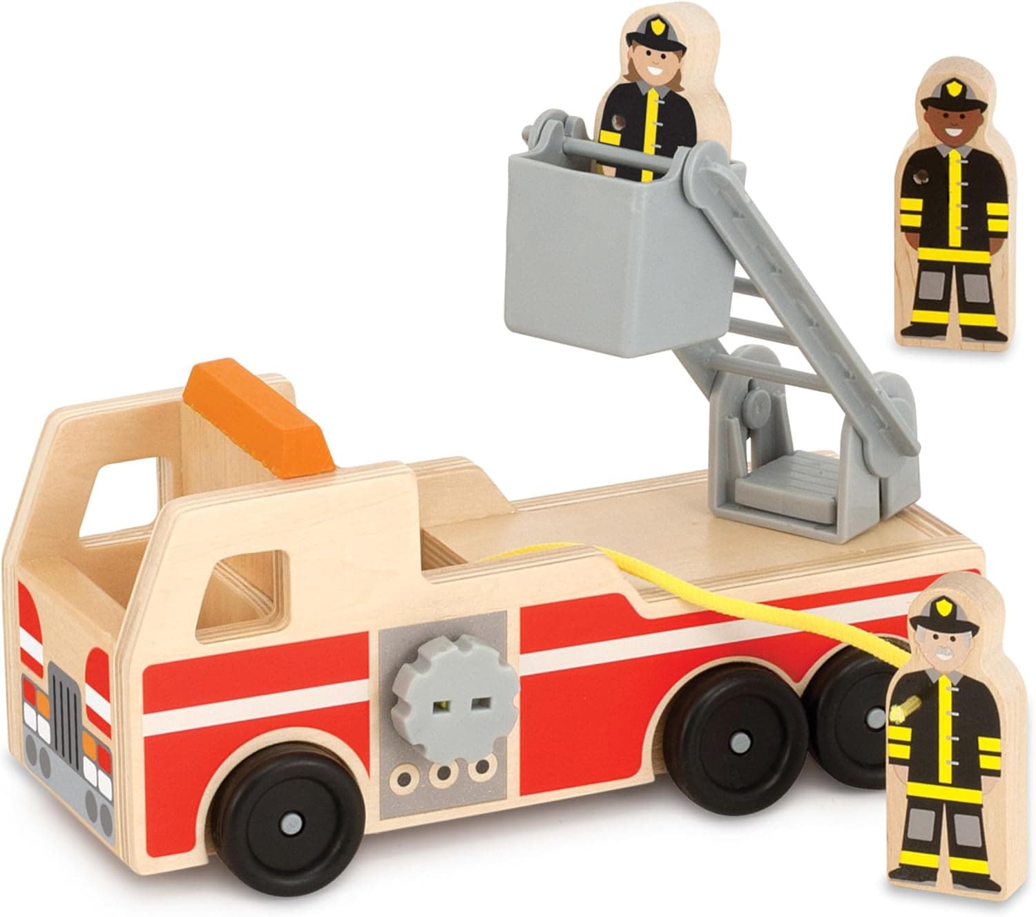 Save 39% on Melissa & Doug Wooden Fire Truck with Firefighters