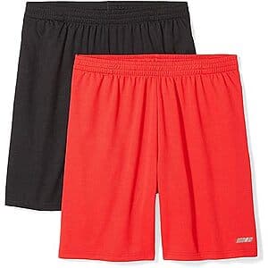 Versatile Athletic Shorts: 2-Pack Amazon Essentials for $7.45+