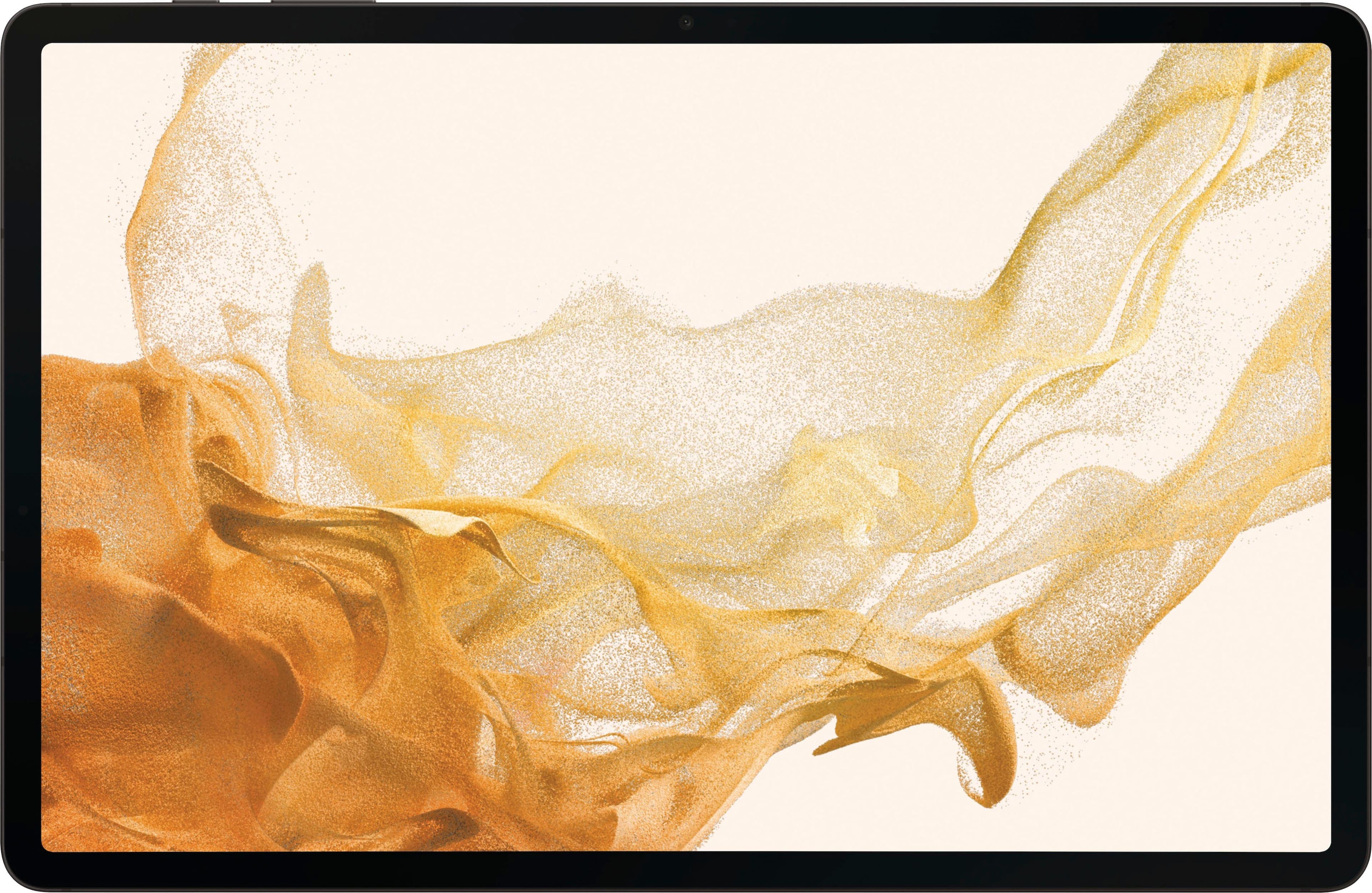Samsung - Geek Squad Certified Refurbished Galaxy Tab S8+ 12.4" 128GB 5G with S-Pen - Graphite (Verizon)