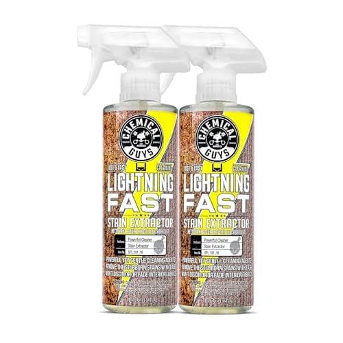 Carpet and Upholstery Stain Extractor - 2 Pack of 8oz Chemical Guys Solution