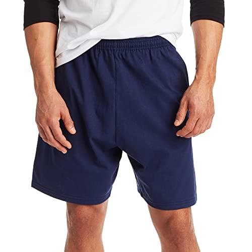Hanes Men's Essential Cotton Shorts with Pockets