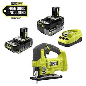 Versatile RYOBI Cordless Jigsaw with Powerful Batteries