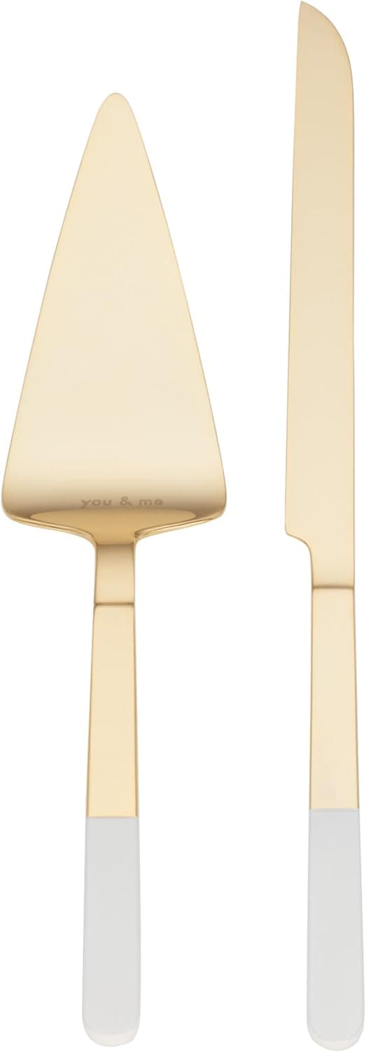 Elegant Kate Spade Silverware Serving Set - Gold Accents