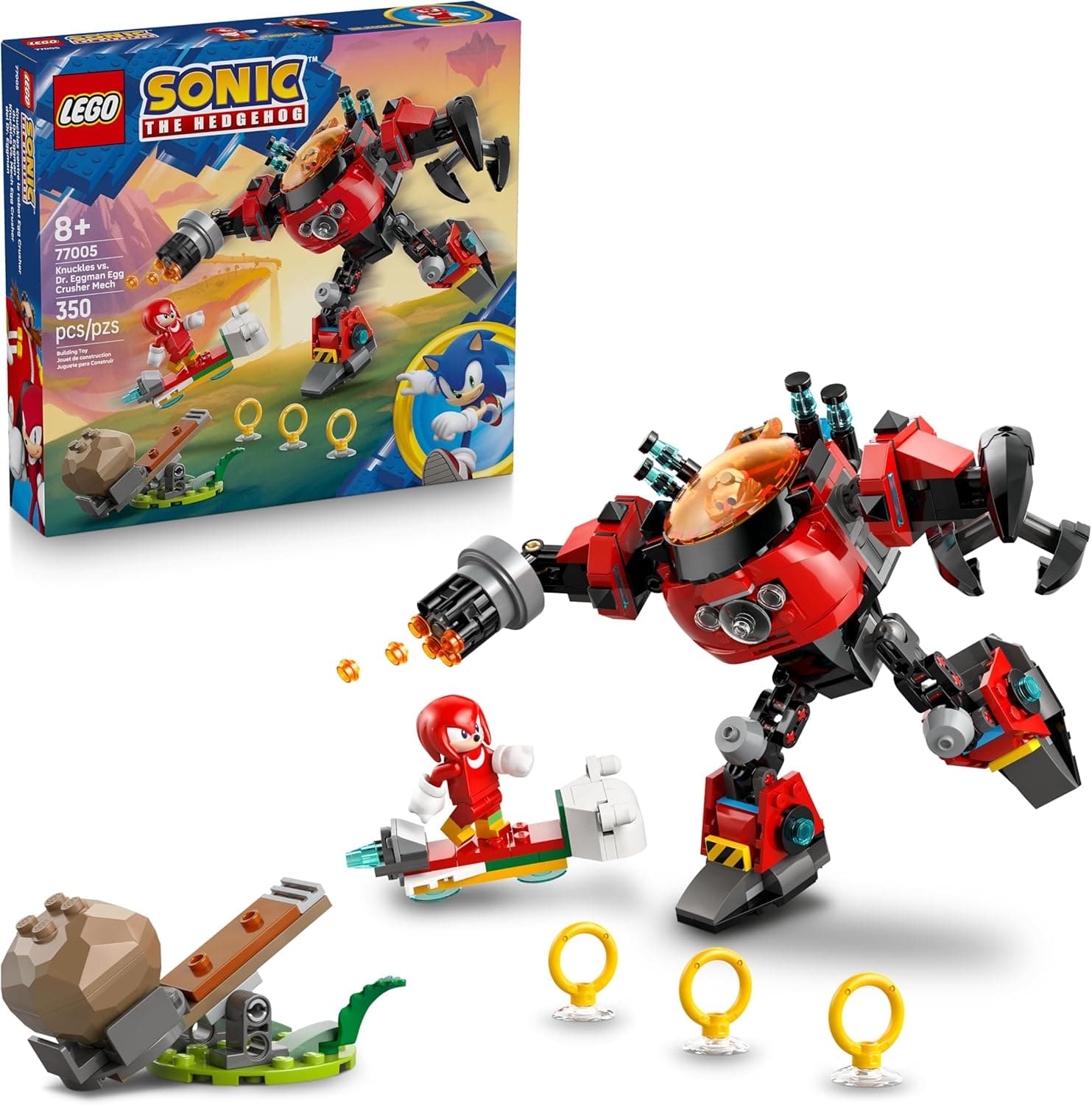 LEGO Sonic The Hedgehog Knuckles vs. Dr. Eggman Playset