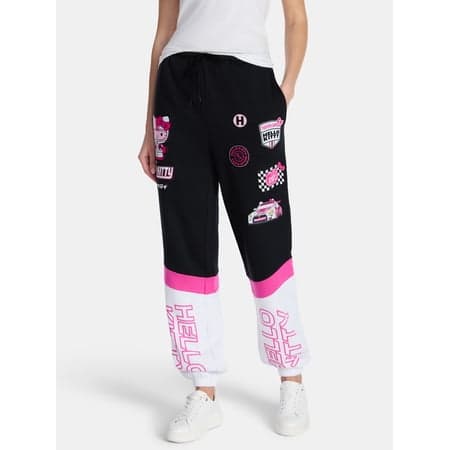 Hello Kitty Women's Jogger Pants, Size XXS-XXL