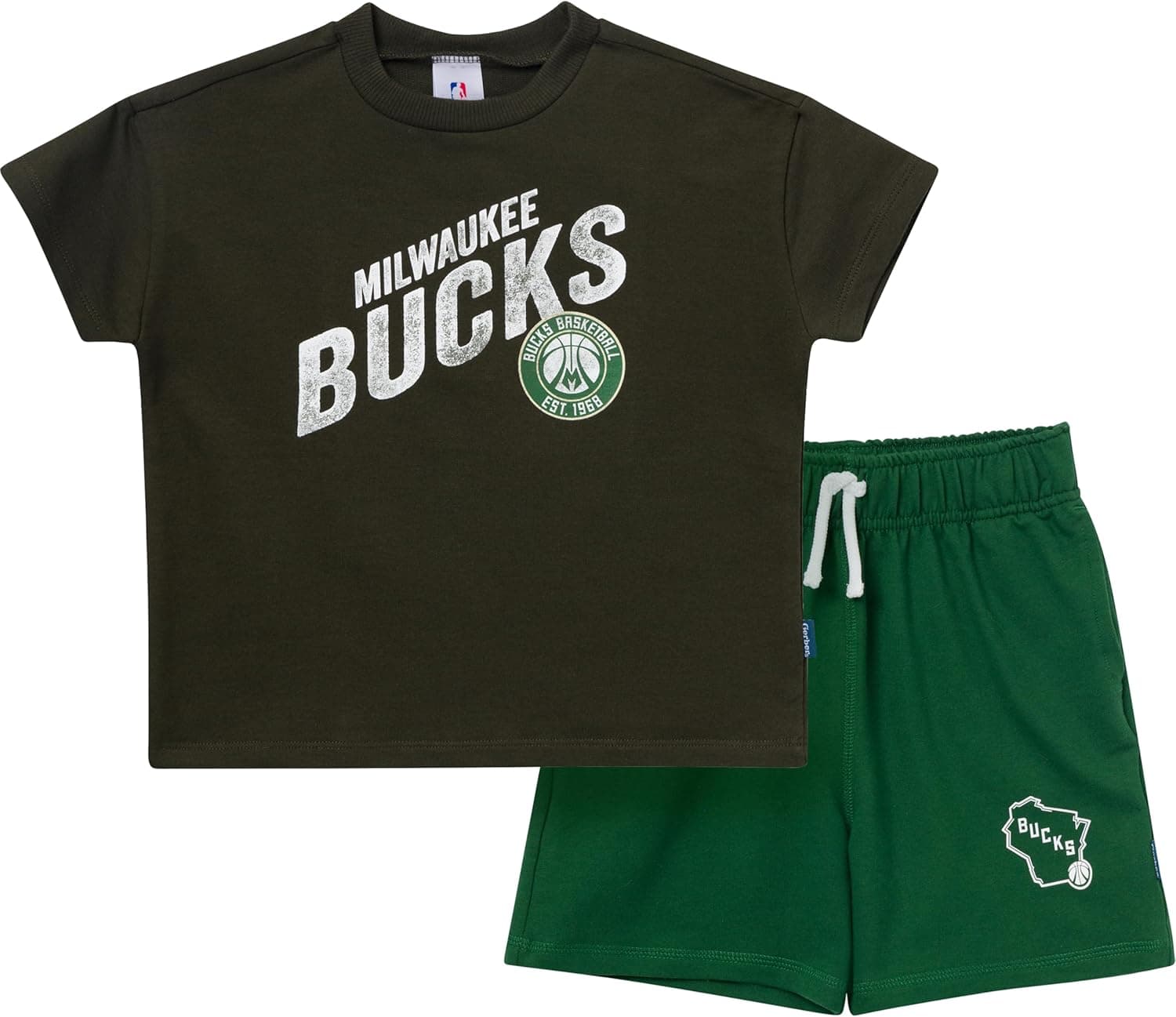 Gerber Toddler NBA Team & Shorts Set - Milwaukee Bucks