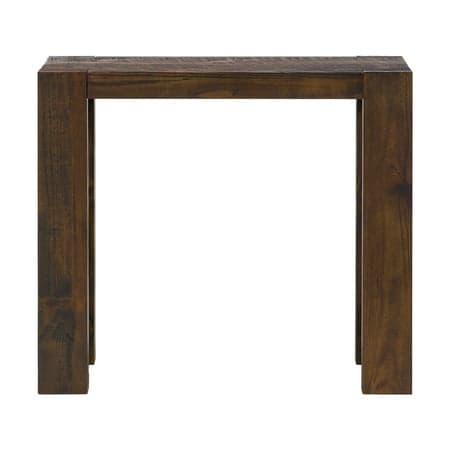 Alaterre Furniture Classic Solid Wood Console Table - 36in Modern Farmhouse Entryway Table, Brown