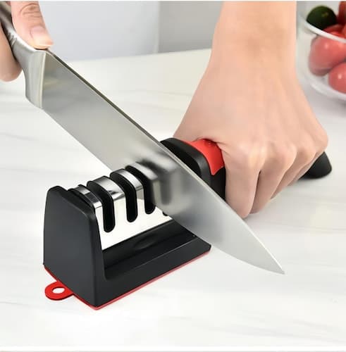 Keep Your Knives Razor-Sharp with a 4-Stage Sharpener