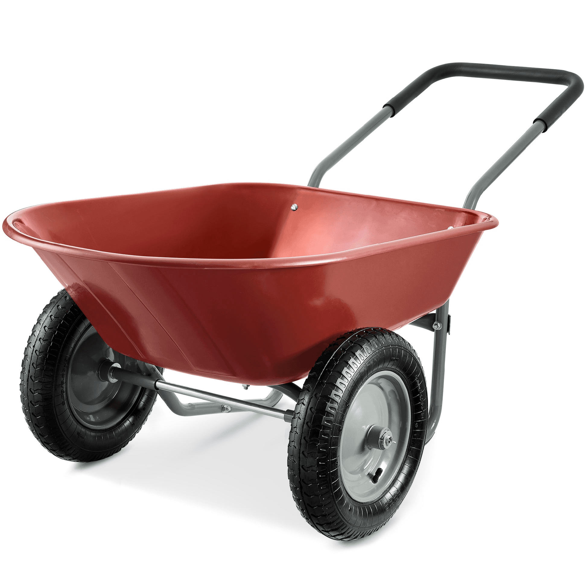 Effortlessly Move Heavy Loads with a Large Easy-Tilt Wheelbarrow