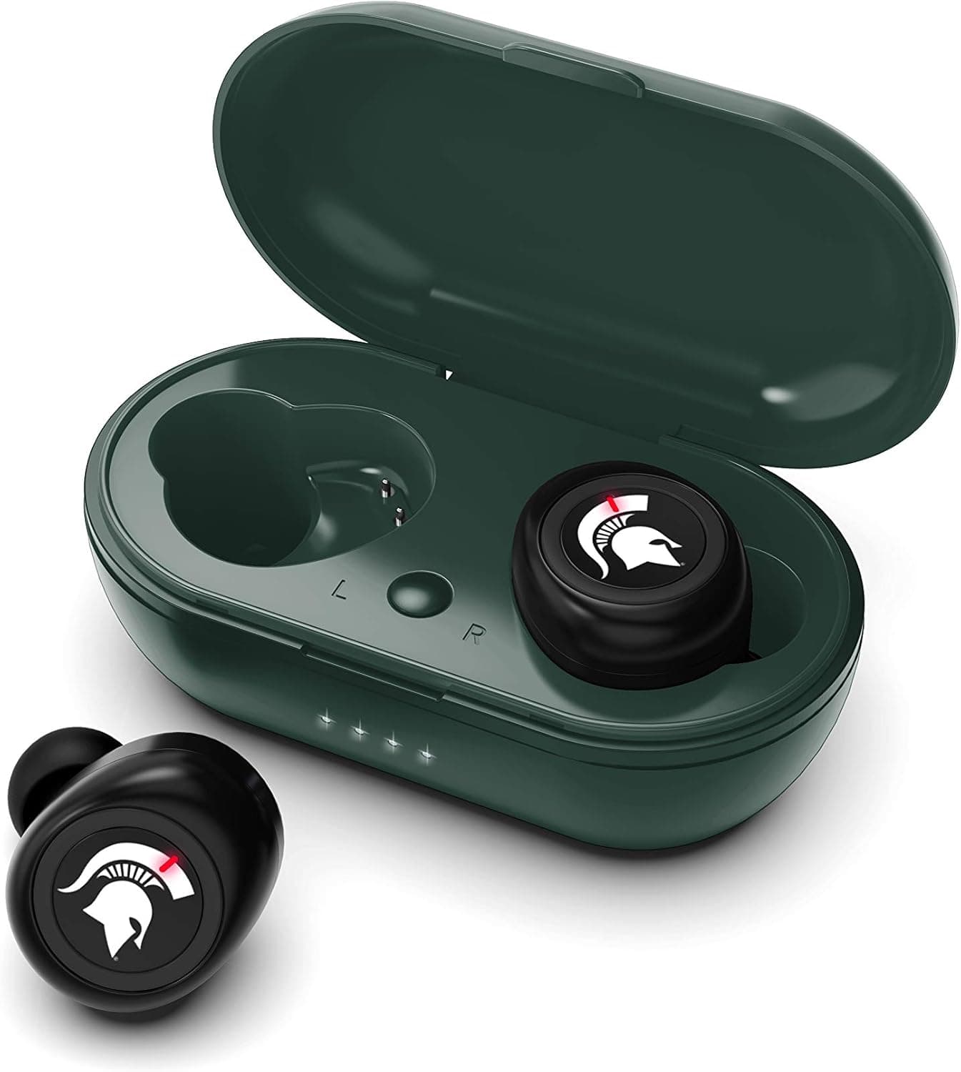 NCAA Michigan State Spartans True Wireless Earbuds, Team Color