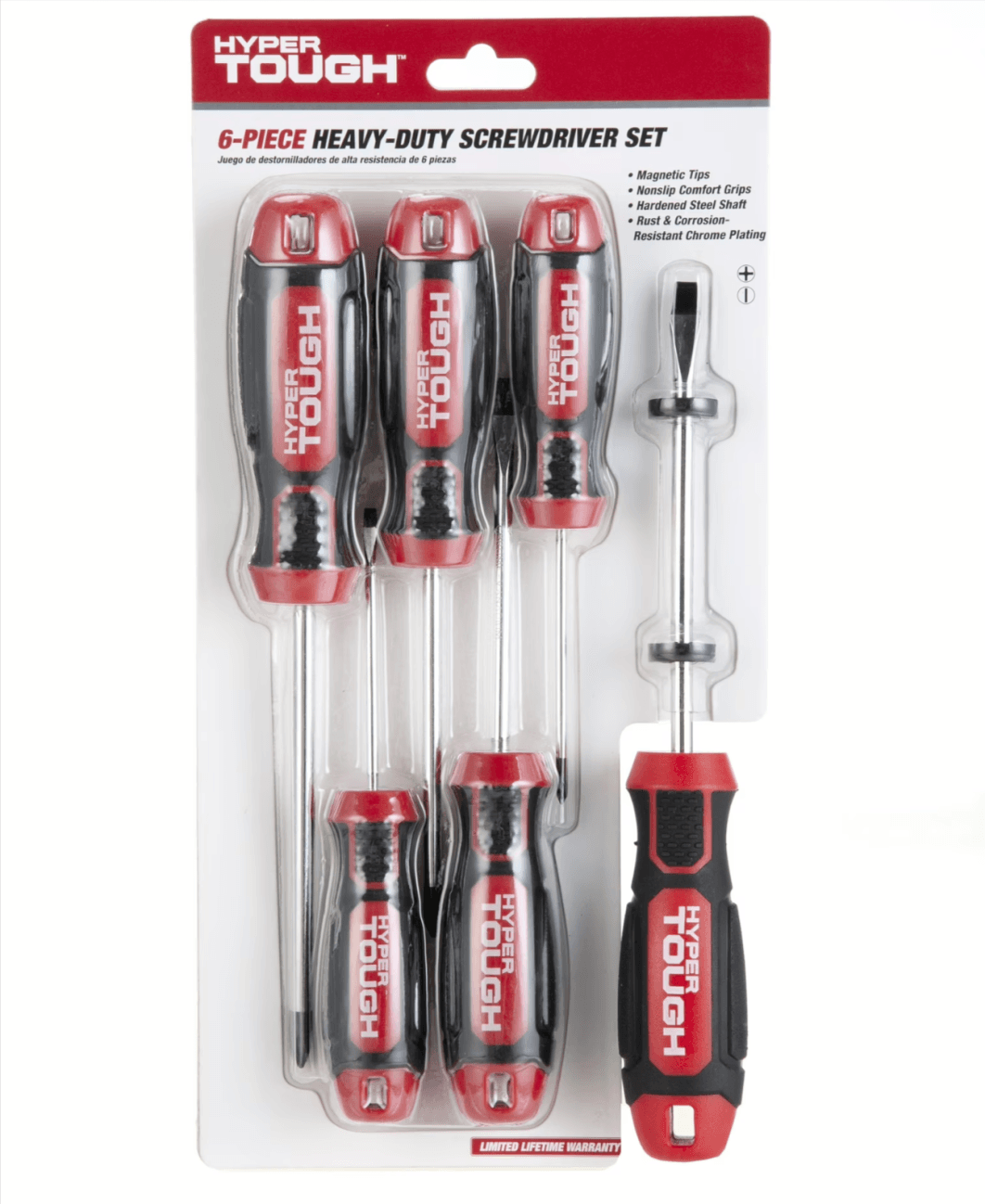 Versatile 6-Piece Screwdriver Set from Hyper Tough
