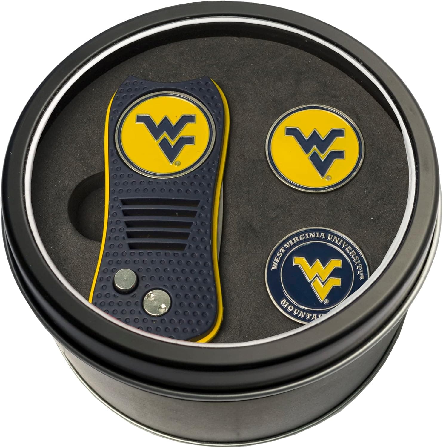 NCAA West Virginia Mountaineers 2 Ball Marker Set