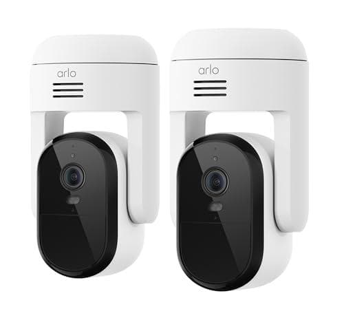 Arlo Essential Pan Tilt Security Cameras (2-Pack)