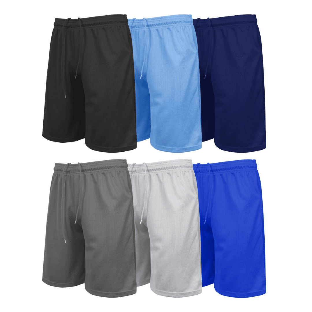 6-Pack Moisture Wicking Mesh Shorts for $25 on Woot!