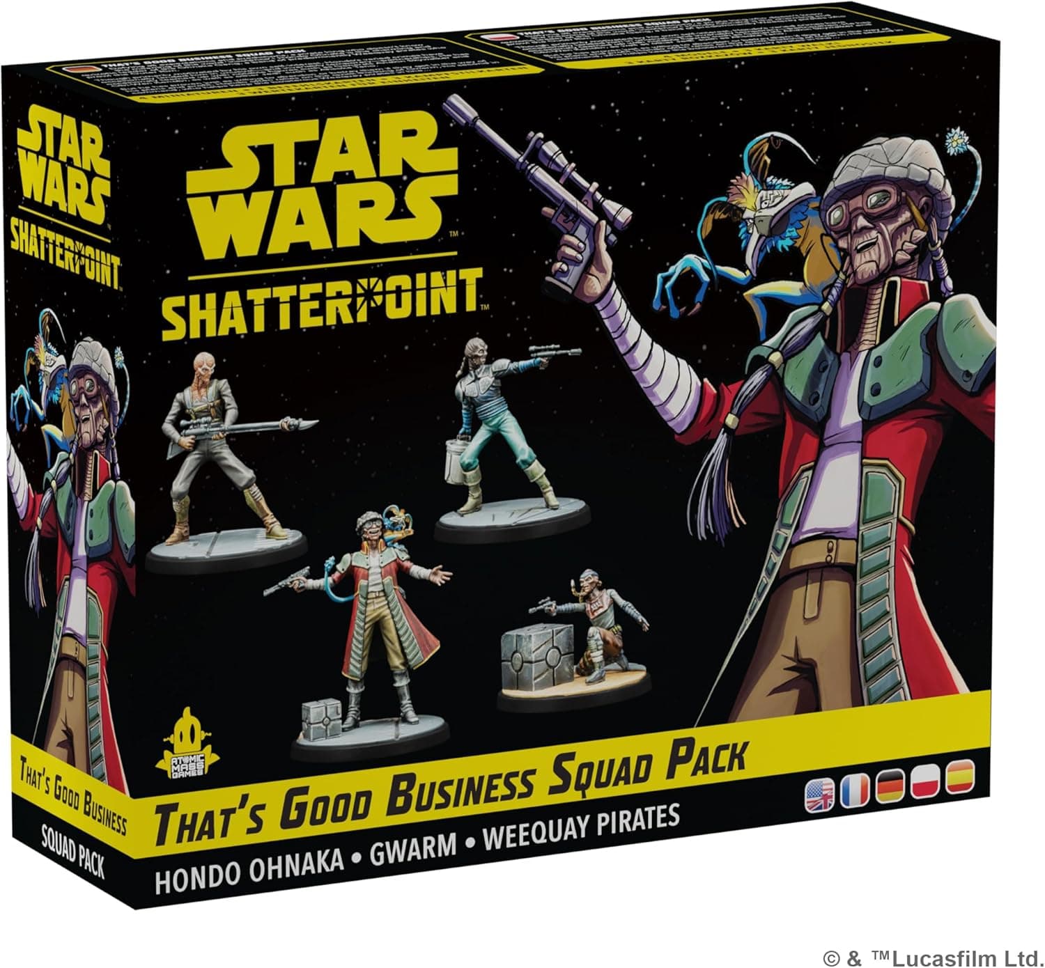 Star Wars Shatterpoint That's Good Business SQUAD PACK - Tabletop Miniatures Game, Strategy Game for Kids and Adults, Ages 14+, 2 Players, 90 Minute Playtime, Made by Atomic Mass Games