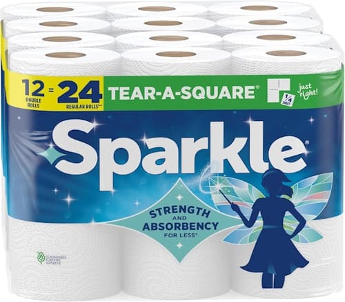 Absorbent Sparkle Paper Towels: Reliable Cleaning for Your Home