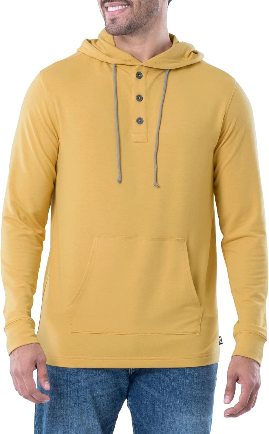 Save 51% on Lee Men's Hooded Sweatshirt in Yellow