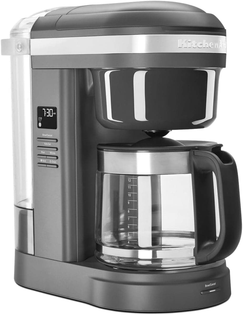 Brew a Perfect Cup with KitchenAid's 12-Cup Drip Coffee Maker