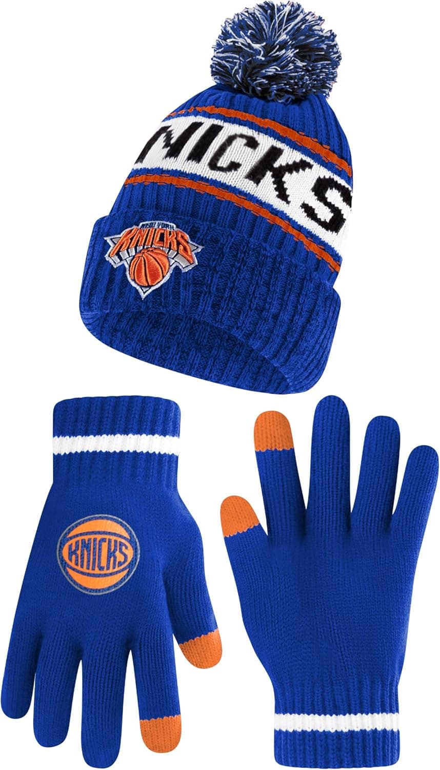 Stay Warm and Connected with the NBA Beanie and Gloves Set
