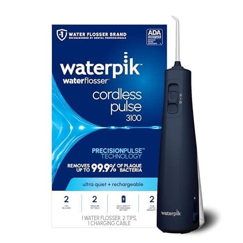 Waterpik Cordless Pulse 3100 Rechargeable Portable Water Flosser Amazon