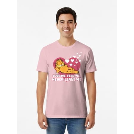 Garfield, Men's & Big Men's Valentine's Day Graphic Tee, Sizes S-3XL