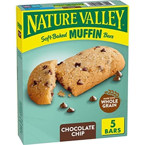 5-Count Nature Valley Soft-Baked Chocolate Chip Muffin Bars Amazon