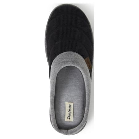 Dearfoams Cozy Comfort Men's Bound Knit Clog Slippers