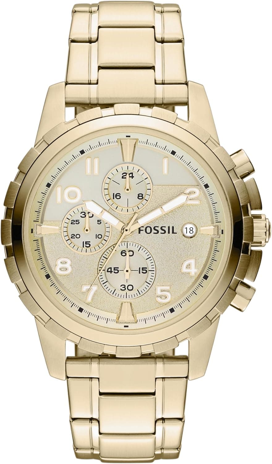 Fossil Men's Gold Chronograph Watch - 50% Off