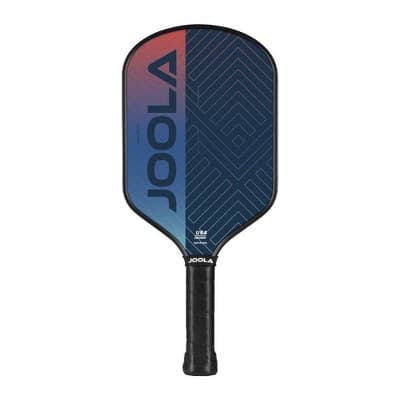 Joola 16.5'' Okkoto Traditional Pickleball Paddle - Red: Carbon Fiber Material, 8.3 oz