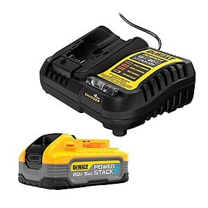 Powerful DeWALT XR Battery & Charger Starter Kit - Save $75