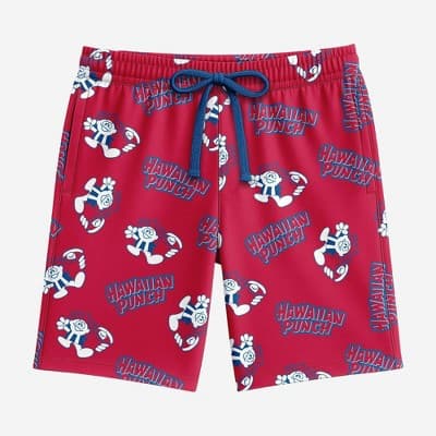 Men's Hawaiian Punch Sleep Shorts - Red L