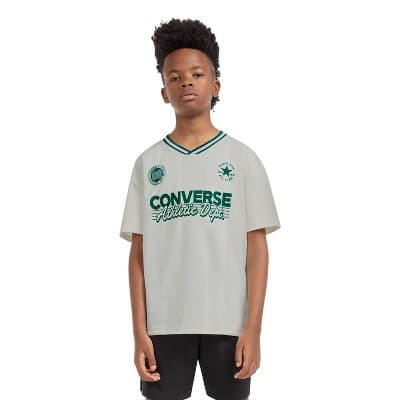 Converse® Boys' Soccer Jersey - Gray/Green M