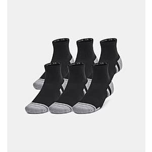 Get 6 Pairs of Under Armour Unisex Socks for as Low as $8.10