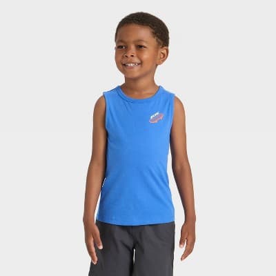 Toddler Boys' Tank Top - Cat & Jack™ Blue 18M