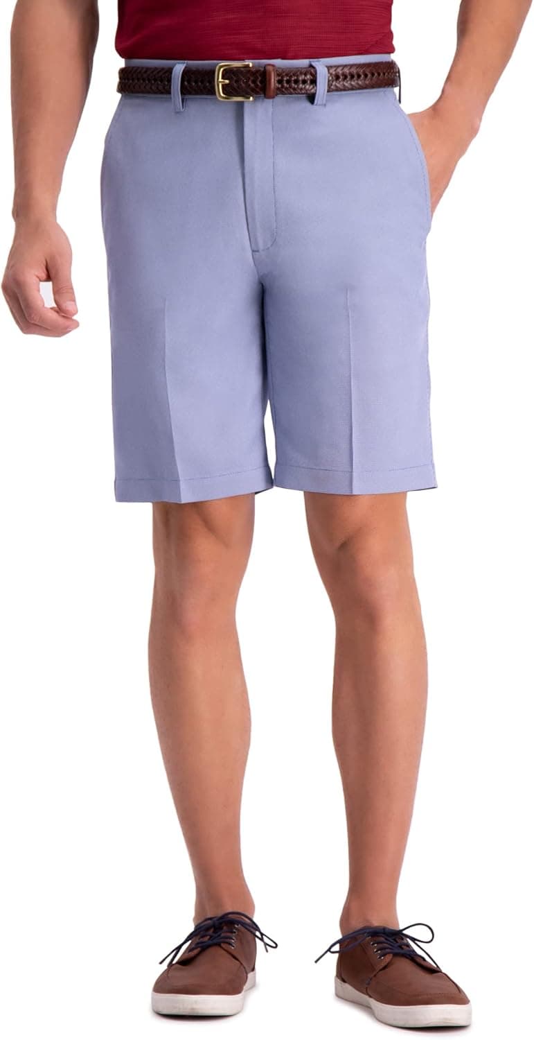 Haggar Men's Cool 18 PRO Stretch Shorts at 53% Off