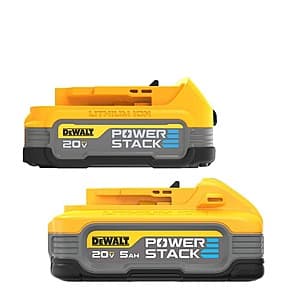 Powerful DEWALT 20V Lithium-Ion Battery 2-Pack