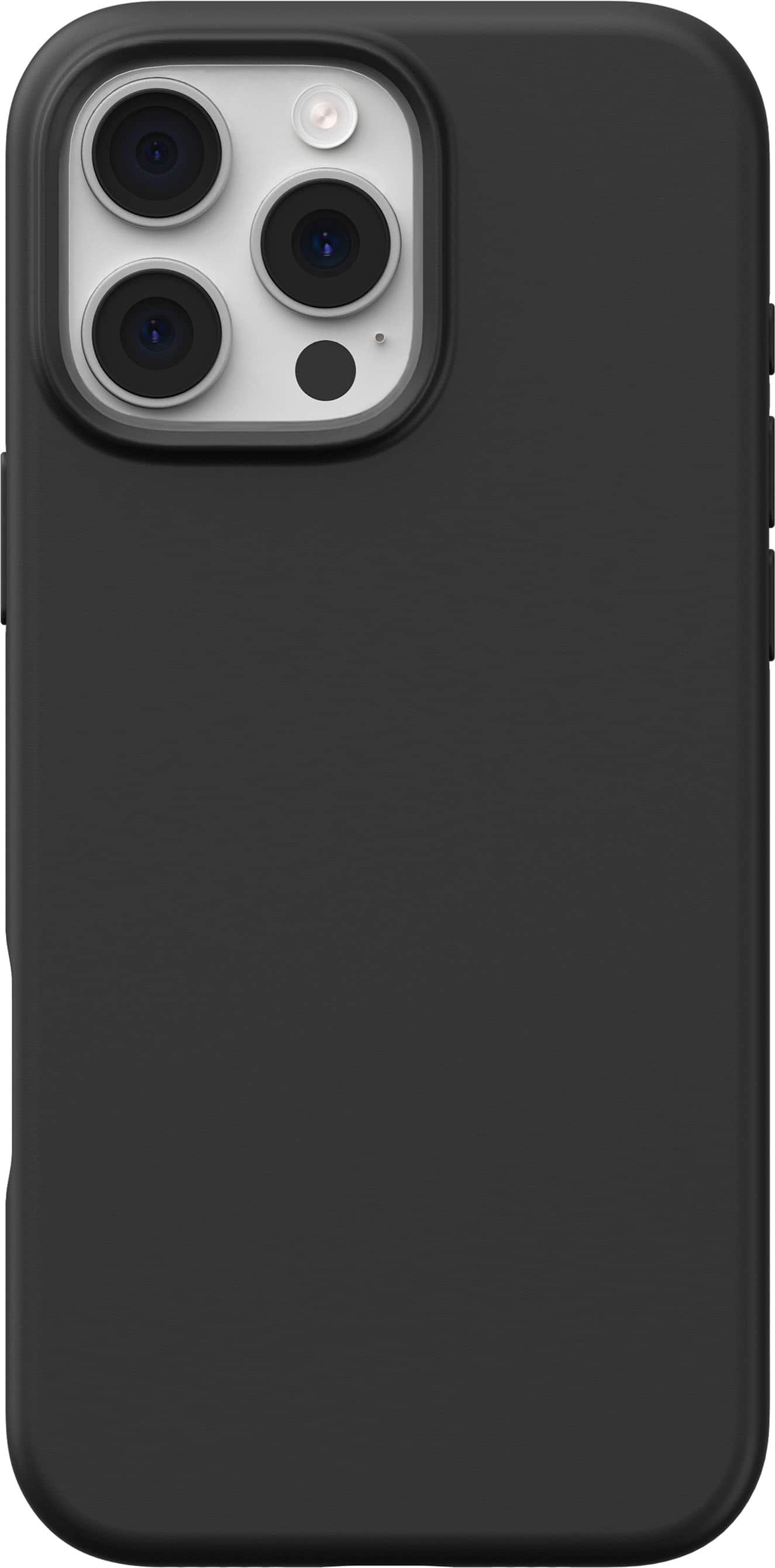 Insignia™ - Silicone Case with MagSafe for iPhone 16 Pro - Black