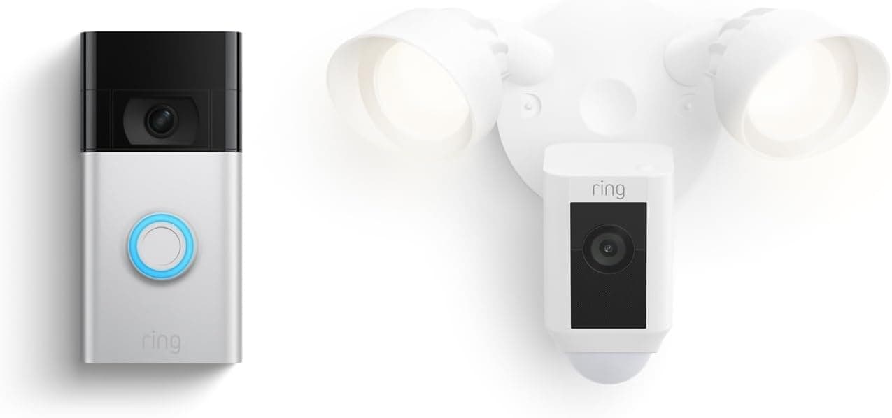 Secure Your Home with Ring Floodlight Cam and Video Doorbell