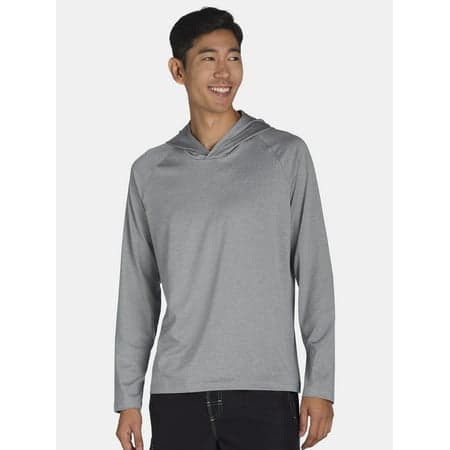 George Men's & Big Men's Hooded Sun Shirt with Long Sleeves, UPF 50+, Sizes S-3XL