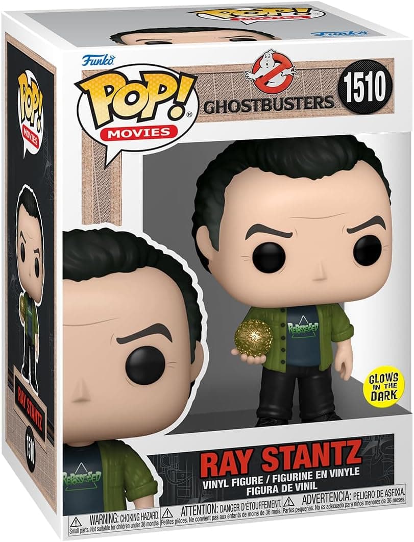 Funko POP! Movies: Ghostbusters: Frozen Empire - Ray Stantz - Glow in The Dark - Collectable Vinyl Figure - Gift Idea - Official Merchandise - for Kids & Adults - Horror Fans