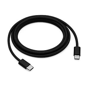 3-Pack Apple USB-C Charging Cables - Black or White, Just $22