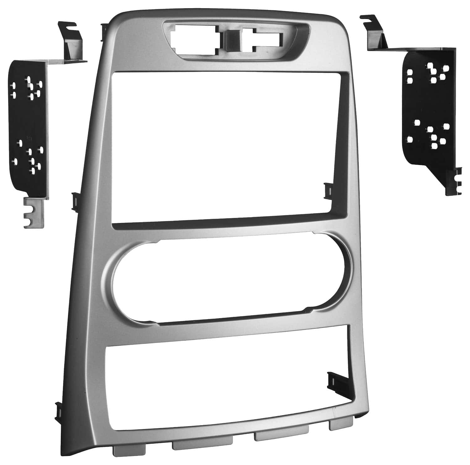 Metra - Dash Kit for Select 2010-2012 Hyundai Genesis DDIN - Silver