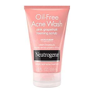 Neutrogena Oil-Free Acne Wash Foaming Face Scrub - $3.50