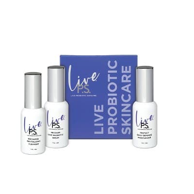 Live Probiotic Skincare Set - 3ct: Brightening, Anti-Aging, Anti-Acne, For Sensitive Skin